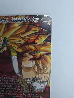 Dragon Ball Super Card Game SS Cumber, Assailant's Fury SPR Critical Blow - Image 4