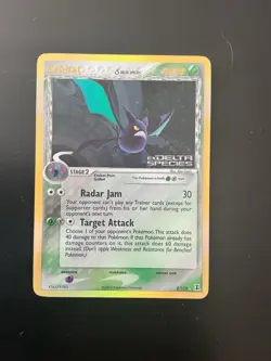 Pokemon Vintage Crobat Delta Species Card Reverse Holo #2/113 2005 - Image 1