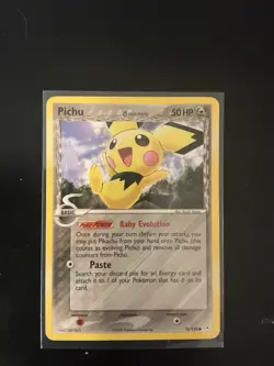 Pokemon Vintage Pichu Card From Holon Phantoms Delta Species #76/110 2006 - Image 1
