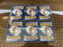 6x Pokemon English Vintage Holo Card Lot - ex Era, HGSS, DP (Played) - Image 2