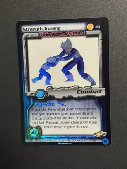 Strength Training Foil #30 Dragon Ball Z DBZ Score Trading Card Cell Games - Image 1