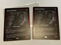 2 x mtg Kessig Wolfrider, Double Feature rare, unplayed, NM - Image 1