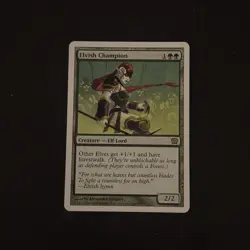 Magic The Gathering 9th Edition Elvish Champion #238 Lightly played - Image 1
