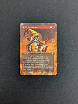 MTG Vivi's Persistence (Borderless) (458) | NM | Cmd: Final Fantasy {FIC} - Image 1