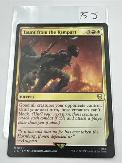 1x Taunt from the Rampart - Commander: The Lord of The Rings - Image 2