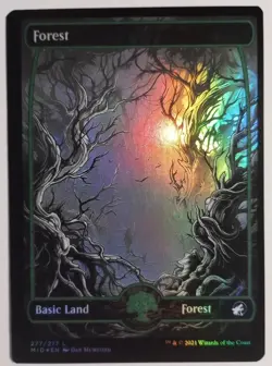 Foil Eternal Night Forest #277 [Midnight Hunt Commander] MTG - Image 1