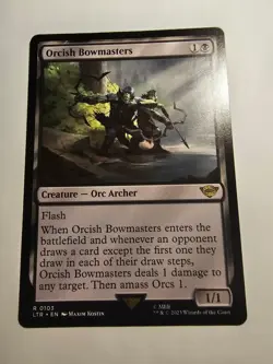 Orcish Bowmasters NM R 0103 MTG the Lord of the Rings: Tales of Middle-Earth - Image 1