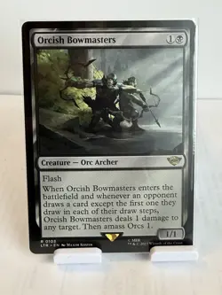 MTG Orcish Bowmasters Creature Rare Black Lord of the Rings Regular #103 - Image 1