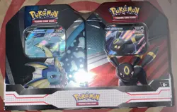 POKEMON NEW & FACTORY SEALED 2023 - UMBREON V & VAPOREON V - V HEROES TIN-2 PACK - Image 1