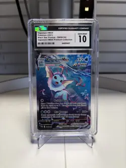 2021 POKEMON SWSH182 ALTERNATE ART VAPOREON VMAX CGC 10 GEM MINT - SEE DESC - Image 3