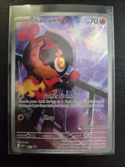 Pokemon Charcadet 022 Phantasmal Flames Pokemon Center Stamped - Image 1