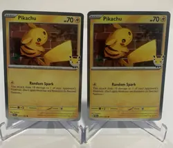 Pikachu 051 /162 Stamped 2026 Pokemon Day 30 Promo TCG - SOLD SEPARATELY - Image 1