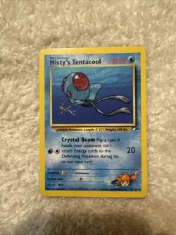Misty's Tentacool 57/132 Gym Heroes Pokemon LP - Image 1
