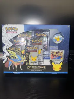 Pokemon TCG Celebrations Deluxe PIn Collection Zacian Box Sealed - Image 1