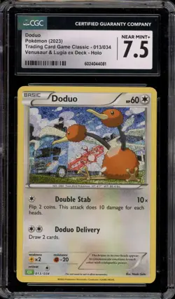 Pokemon Doduo Classic Venusaur & Lugia ex Deck Holo #013 CGC 7.5 - Image 1