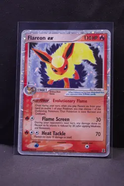 Flareon ex 108/113 Pokemon TCG Delta Species Holo Ultra Rare DMG - Image 3