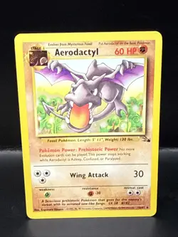 Pokemon TCG - Aerodactyl 16/62 - Rare Unlimited - Fossil Unlimited B - Image 1