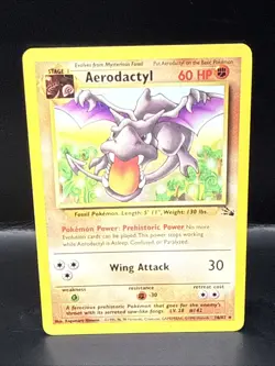 Pokemon TCG - Aerodactyl 16/62 - Rare Unlimited - Fossil Unlimited B - Image 2