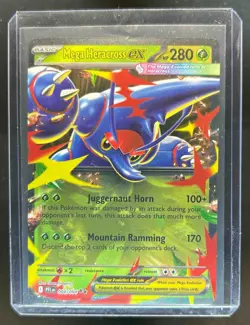 2025 Pokemon Phantasmal Flames Mega Heracross ex Double Rare #004/094 - Image 1