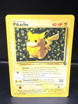 Pokemon TCG Pikachu Wizards Black Star Promos Rare Pokemon BQ - Image 2