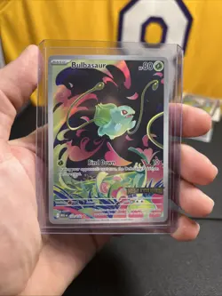 Pokemon TCG Bulbasaur 133/132 Mega Evolution Stamped Holo Illustration Rare - Image 1