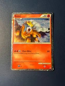 Pokemon TCG - Entei - HGSS20 - Shiny Black Star Promo Rare Holo - MP - Image 1