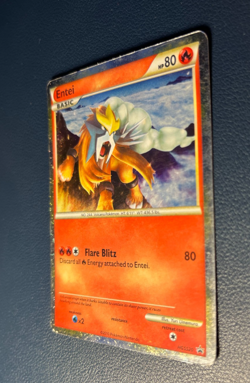 Pokemon TCG - Entei - HGSS20 - Shiny Black Star Promo Rare Holo - MP - Image 2
