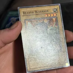 Yugioh Beaver Warrior LOB-064 1st Edition Na print - Image 2