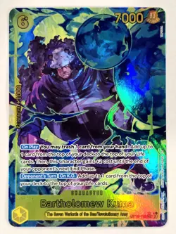 Bartholomew Kuma (Alternate Art) OP12-119 Legacy of the Master Foil - Image 1
