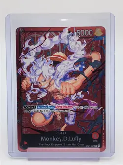MONKEY D. LUFFY 2025 ONE PIECE GEAR5 LEADER HOLO B #ST21-001 Q4490 - Image 1