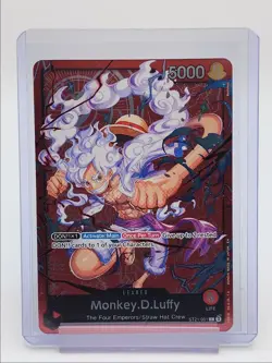 MONKEY D. LUFFY 2025 ONE PIECE GEAR5 LEADER HOLO A #ST21-001 Q4490 - Image 1
