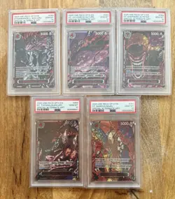 PSA 10 Sequential OP13 Demon Pack Carrying on His Will English One Piece God SP - Image 1