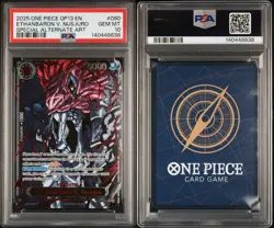 PSA 10 Sequential OP13 Demon Pack Carrying on His Will English One Piece God SP - Image 2