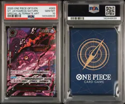 PSA 10 Sequential OP13 Demon Pack Carrying on His Will English One Piece God SP - Image 3