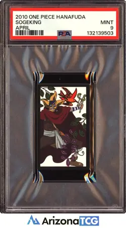 One Piece 2010 Sogeking April One Piece Hanafuda PSA 9 - Image 1