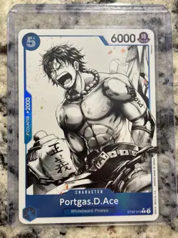 Portgas.D.Ace ST22-010 Parallel - One Piece TCG Starter Deck 22 Near-Mint Foil - Image 1
