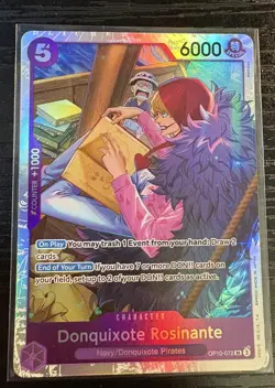 • Donquixote Rosinante • OP10-072 SR Royal Blood Holo Foil One Piece TCG NM - Image 1