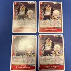 One Piece TCG Dogura & Magura OP07-009 - Play Set - Near Mint - English - Image 1