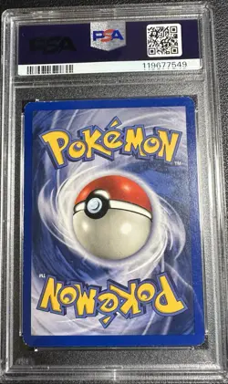 1999 Pokemon Game Gastly Card #50 PSA Graded EX-MT 6 - Image 2