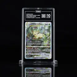 Pokemon TCG Leafeon VSTAR GG35: Crown Zenith Galarian Gallery Holo Card Tag 10 - Image 1