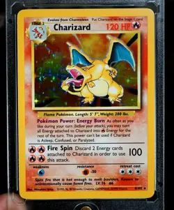 2 Pristine POKEMON CHARIZARD HOLO Cards - TCG Base Set #004 and Japanese #006 - Image 2