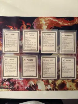 1987 Marvel 8 Trading Cards Lot - Capitain America, Iron Man 2 - Image 2
