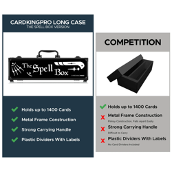 CARDKINGPRO TSB| LONG | 1400 Sports Pokemon TCG Game Card Storage Case Black - Image 4