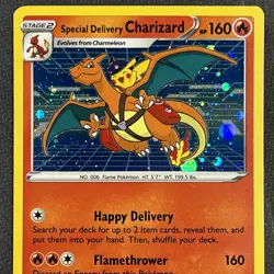 Special Delivery Charizard SWSH075 Pikachu English Sword & Shield Promo Cards - Image 4
