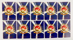 Vintage Japanese Pokemon Cards Lot of 10 Eevee Meowth Porygon Played - Image 2