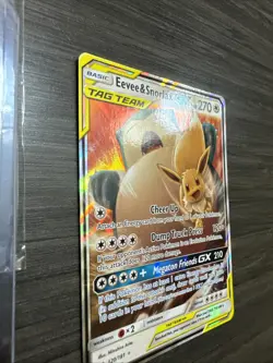 Eevee & Snorlax GX 120/181 Sm-Team Up Holo Card Near Mint Condition - Image 3