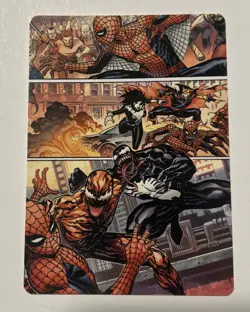 MTG Spider-man Art Series 6 Card Lot Gold Stamp Gwen Stacy Peter Parker Rare - Image 2