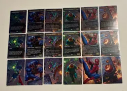 MTG Spider-man Scene Box 18 Card Master Set Regular Foil Art Borderless Extended - Image 1
