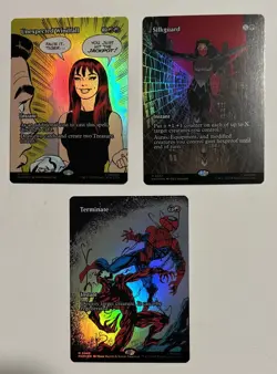 MTG Spider-Man Borderless Extended Art 59 Card Lot Mythic Rare Uncommon Foil Reg - Image 2