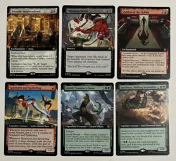 MTG Spider-Man Borderless Extended Art 59 Card Lot Mythic Rare Uncommon Foil Reg - Image 5